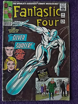 Buy Comics: Fantastic Four 50 1966 Silver Age,silver Surfer Versus Galactus . • 185£