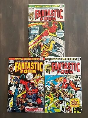Buy 💥 Fantastic Four # 131 132 133 1973 Cameo & 1st Appearance Of OMEGA Lot 💥 • 18.90£