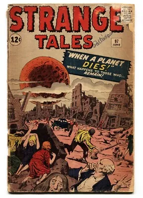 Buy STRANGE TALES #97 Comic Book 1962-Kirby / Ditko 1ST AUNT MAY & UNCLE BEN • 150.80£