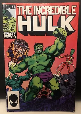 Buy Incredible Hulk #314 Comic Marvel Comics • 4.37£