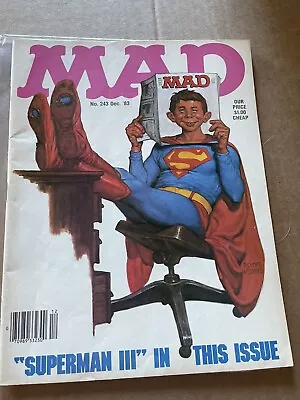 Buy +++ MAD Magazine #243 December 1983 SUPERMAN VG Shipping Included • 11.78£