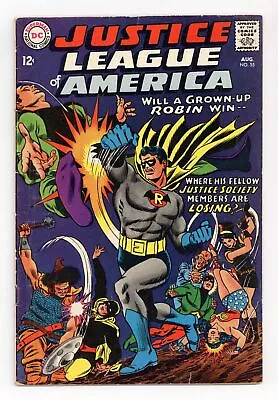 Buy Justice League Of America #55 VG+ 4.5 1967 1st Silver Age App. Golden Age Robin • 28.46£