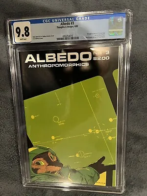 Buy Albedo #3 ⭐ CGC 9.8 ⭐ 2nd App Of USAGI YOJIMBO Stan Sakai Thoughts & Images 1985 • 332.06£