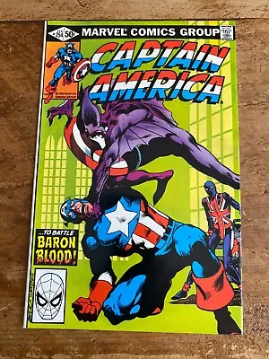 Buy Captain America #254 Marvel 1981 Death 1st Union Jack & Baron Blood X • 10.39£