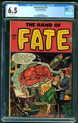 Buy Hand Of Fate #11 CGC 6.5  FINE+ OW 1952 Ace Periodicals PCH Bobby Blue • 553.39£