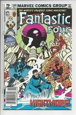 Buy Fantastic Four #248 - VF (8.0) 1982 - Byrne Inhumans - $.75 Canadian Newsstand • 15.81£