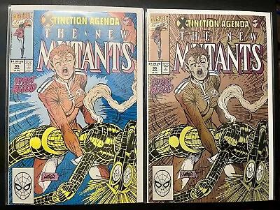 Buy New Mutants 95 Set 2 Gold Variant Vintage 1990s Nov Old Comic Book Lot Bundle • 11.86£