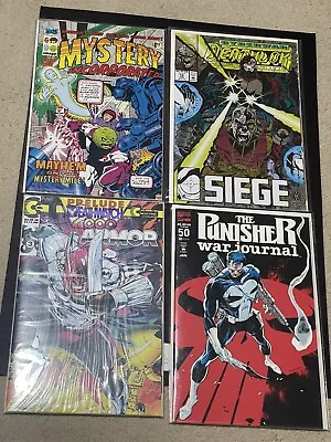 Buy Punisher War Journal 50, Mystery Inc 1, Armor 3, Deathlok 19 Marvel Comics (4) • 9.49£