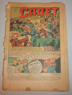 Buy 1945 Target Comics THE CADET W/ Kit Carter Illust. Walter Johnson • 7.11£