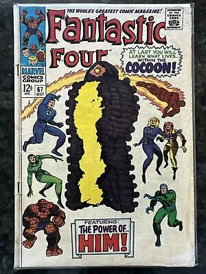 Buy Fantastic Four #67 1967 Key Marvel Comic Book 1st Cameo Appearance Of HIM • 70.98£