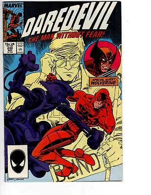 Buy Marvel Comics Daredevil #248 Comic Book Guest Starring Wolverine! 1987 VF/NM • 12.04£