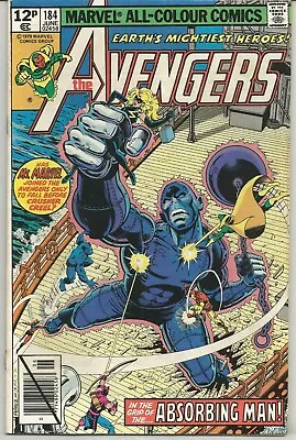Buy Avengers #184 : June 1979 : Marvel Comics.. • 9.95£