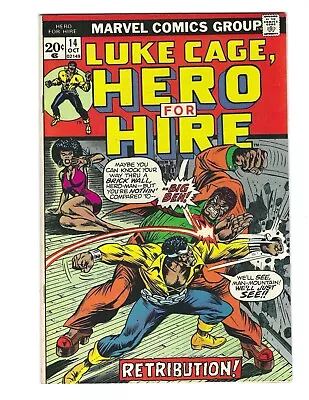 Buy Luke Cage Hero For Hire #14 1973 Unread VF/NM Or Better! CGC? Retrubution! • 23.97£