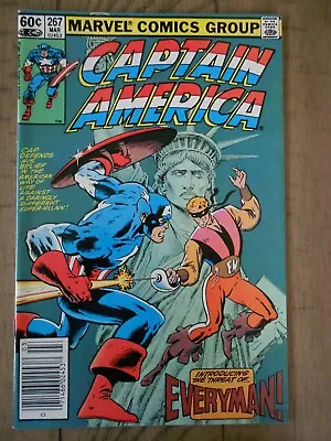 Buy CAPTAIN AMERICA #267 Marvel Comics Original 1st Series 1982 VF/VF+ (NICE BOOK!) • 1.79£