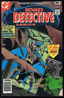 Buy Detective Comics #477 DC 1978 (VF+) 1st App Of The 3rd Clayface! L@@K! • 27.98£
