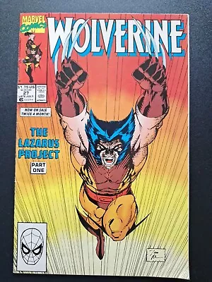Buy Wolverine #27 The Lazarus Project Marvel Comics (1990) • 9£