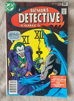 Buy Detective Comics-Batman # 475 Classic  Joker Cover DC Comics   SA Awesome  • 55.25£