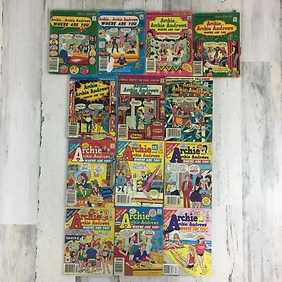 Buy Lot Of 13 Archie Andrews Where Are You Digest Comics Vtg 14 15 16 17 52 53 55 57 • 21.58£