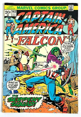 Buy Captain America  # 163 - (1973) Serpent Squad 1st Appearance • 19.95£