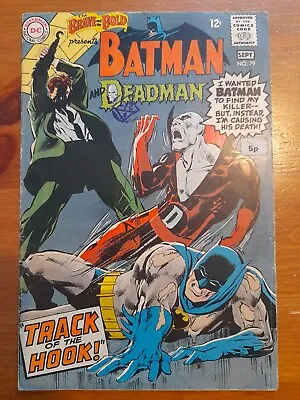 Buy Brave And The Bold #79 Aug 1969 VGC+ 4.5 Team-up Of Batman And Deadman • 29.99£