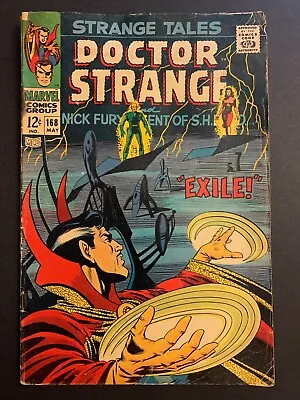Buy Strange Tales 168 FR-GD -- Nick Fury Dr. Strange Steranko Art 1968 • 8.51£