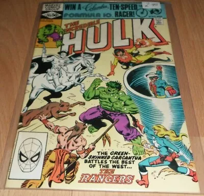 Buy Incredible Hulk (1962-1999 1st Series) #265...Published Nov 1981 By Marvel   • 14.95£