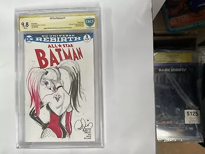 Buy All Star Batman #1 (2016) CBCS 9.8!! Signed And Sketch By Babs Tarr! • 358.49£