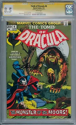 Buy Tomb Of Dracula #6 1973 Cgc 8.5 Signature Series Signed Neal Adams Marvel • 249.95£