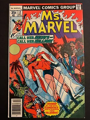 Buy Ms. Marvel 12 VG-FN -- John Romita Art 1977 • 6.33£