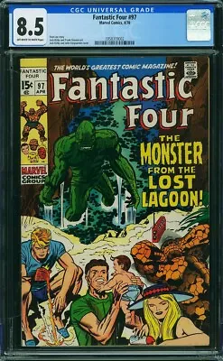 Buy FANTASTIC FOUR  # 97 Awesome Cover! CGC 8.5 NICE!     3958319002 • 63.15£