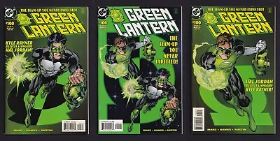 Buy Green Lantern #100 All 3 Variants Hal Jordan Kyle Rayner DC 1998 • 17.45£
