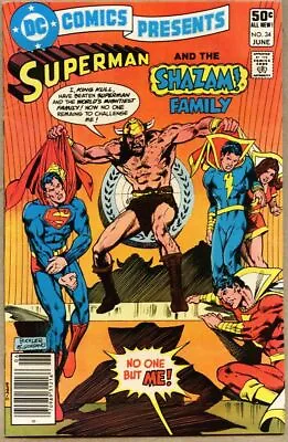 Buy DC Comics Presents #34-1981 Fn 6.0 Superman Shazam / Captain Marvel Mary Marvel • 9.50£