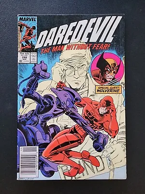 Buy Marvel Comics Daredevil #248 November 1987 1st App Bushwacker • 4£