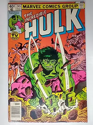 Buy Marvel Comics The Incredible Hulk #245 1st Appearance Super Mandroid VF- 7.5 • 9.51£