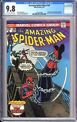 Buy Amazing Spiderman #148 - Marvel 1975 Bronze Age CGC 9.8 (Tarantula, Gwen Clone) • 2,369.75£
