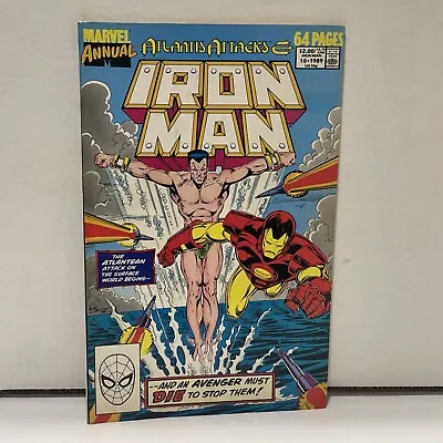Buy Iron Man Annual #10 (vol 1)  Atlantis Attacks  Marvel Comics 1989  V/g • 5.99£