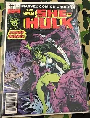 Buy She-Hulk # 7 NM 1980 Marvel Comic Book Avengers Thor Iron Man X-Men 8 J214 • 2.40£