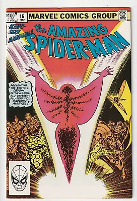 Buy Amazing Spider-Man Annual #16 (Marvel 1982) VF/NM 1st Monica Rambeau Nice Key! • 23.83£