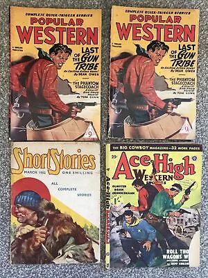 Buy Antique Popular Western Short Stories March 1952 Ace High Western Cowboys • 12.99£