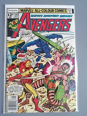 Buy Avengers #163 HIGH GRADE MARVEL  1977 THE DEMI GOD MUST DIE • 11£