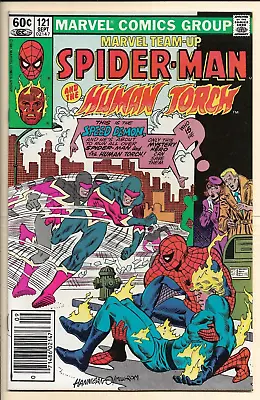 Buy Marvel Team-Up #121 VF/NM (1982) 1st App Frog-Man. Newsstand! Amazing Spider-Man • 10.27£