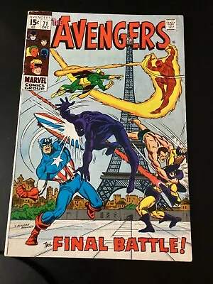 Buy Marvel Comics, Avengers #71, 1969, 1st Invaders,  Endgame , Look! • 26.80£