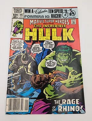 Buy Marvel Super-Heroes #105 (VF-) Rhino! Leader! Marvel 1981 • 7.23£