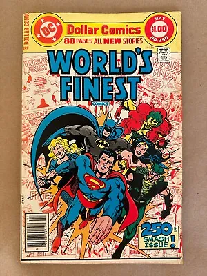 Buy World's Finest Comics 250 VF- 7.5 Very Fine- 1978 Bronze Age Batman Wonder Woman • 4.01£