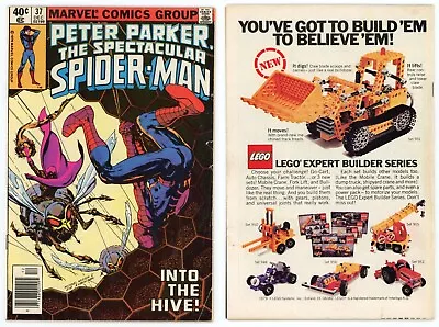 Buy Spectacular Spider-Man #37 (VG/FN 5.0) NEWSSTAND Peter Parker Swarm 1979 Marvel • 3£