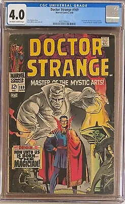 Buy Doctor Strange #169 - 1968 - First Doctor Strange Title - CGC 4.0 • 260£