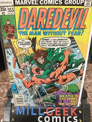 Buy Daredevil #153 Marvel Bronze Age Comics 1978 Cobra & Mr Hyde Appearance • 11.87£