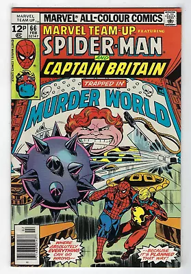 Buy MARVEL TEAM-UP # 66 (Spider-Man And CAPTAIN BRITAIN, Claremont/Byrne, FEB 1978) • 24.95£