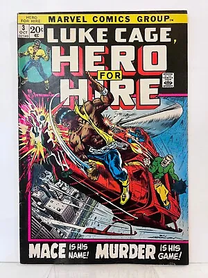 Buy Luke Cage, Hero For Hire #3 (1972) F/VF Marvel Cover Art William Graham • 19.79£