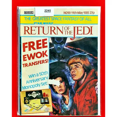 Buy Return Of The Jedi # 99   1 Star Wars Weekly Comic 11 5 85 UK 1985 (Lot 2245 . • 8.50£